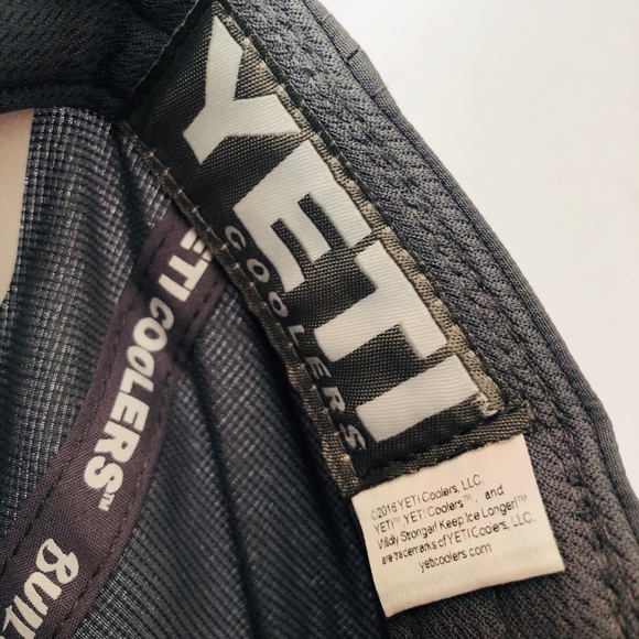 Yeti Coolers Authentic Blue Gray Logo SnapBack Hat - Picture 6 of 8